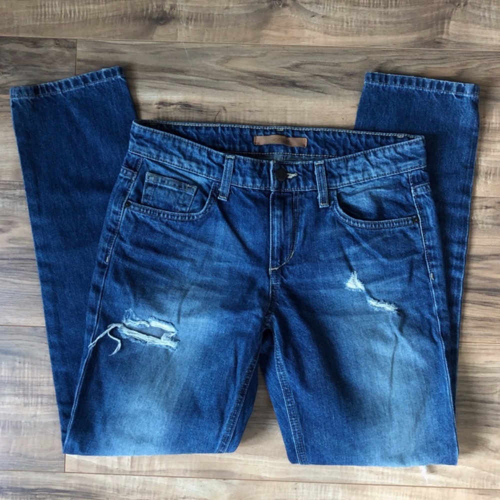 Joe's Jeans Blue Easy High Water Jeans 25